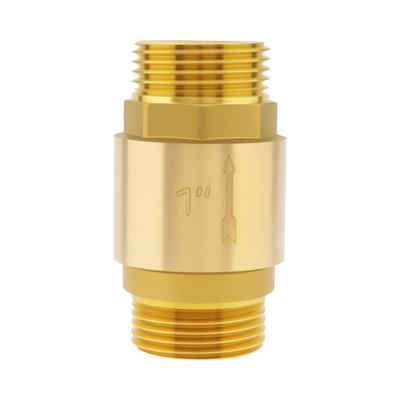 1 Inch Zware Terugslagklep - Bronzen Terugstroombeveiliger voor Bronpomp, Watertank & Loodgieterswerk, Horizontale Stroom Eenrichtingsklep, Corrosiebestendig