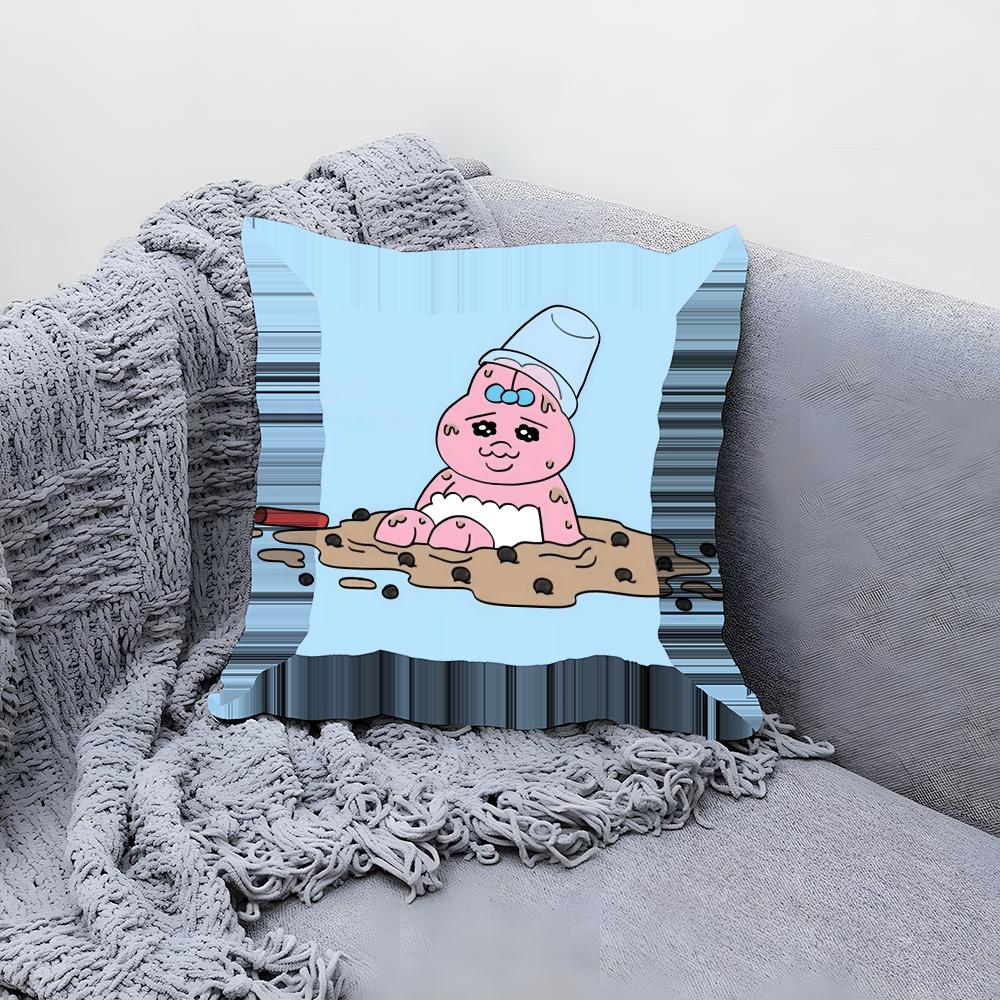 Kawaii O-Opanchu Usag Cushion Cover Comfortable Reversible Pillow Cover Ideal for Car Sofa Bedroom & Beyond
