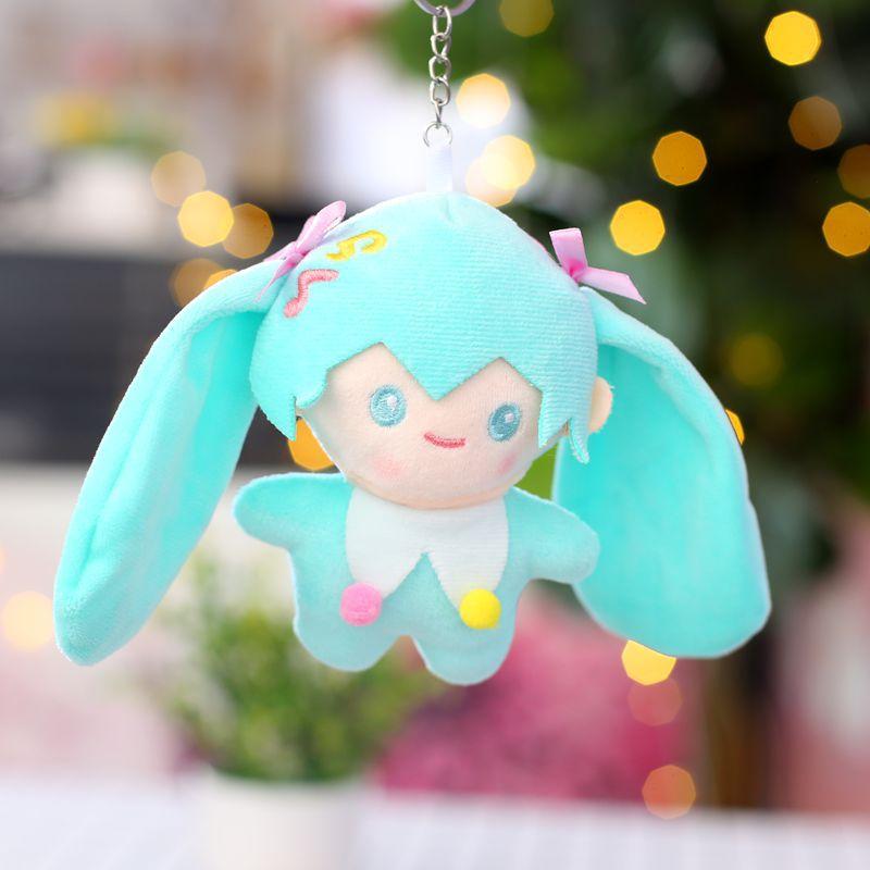 Cute Cute Hatsune Miku Mart Doll Pendant Plush Toy Cartoon Doll Bag Hanging Keychain