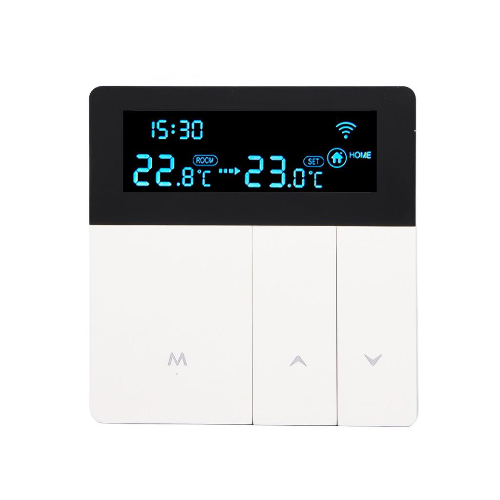 3A Smart Thermostat LCD-Farbbildschirm Hochpräziser programmierbarer Thermostat Wasserheizkessel