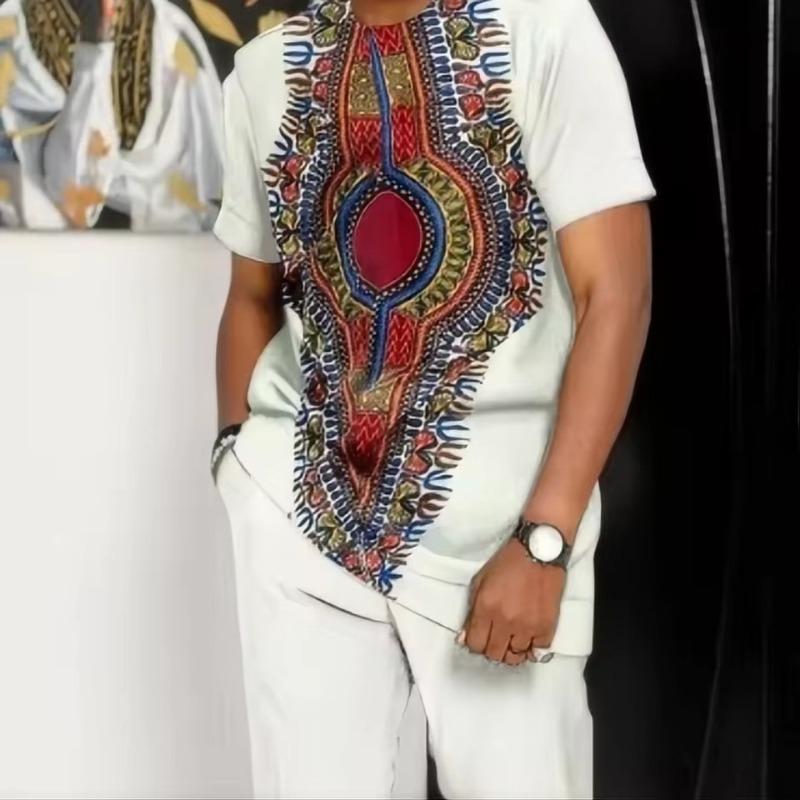 Summer Men's Casual T-shirt Street Fashion Short Sleeve Harajuku Graffiti 3D Printed Full Match Round Neck New Tops