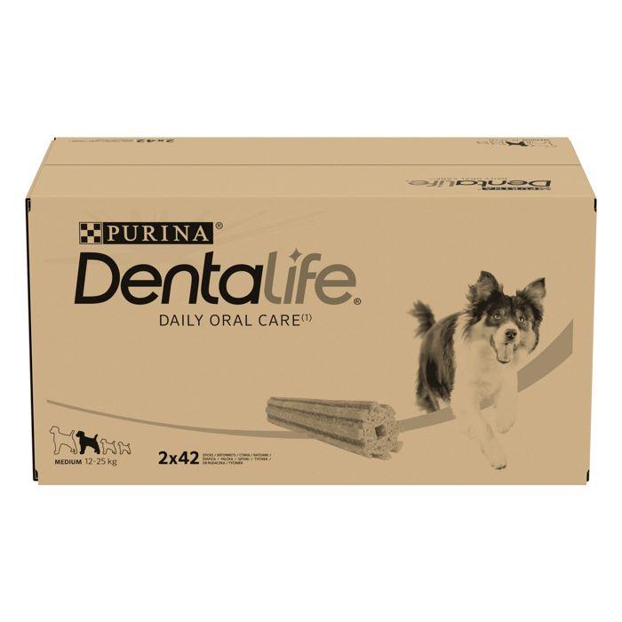 DENTALIFE Medium - MultiPack - 84 Friandises à mâcher pour chiens de taille moyenne - 2X966g - Hygiène bucco-dentaire quotidien