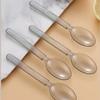 Pabei 14cm Individually Wrapped Disposable Plastic Dessert Spoons