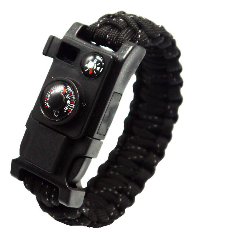 Multifunctional Paracord Survival Bracelet