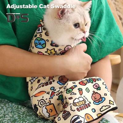Kedi Bakım Sarma Güçlü Kendinden Yapışkanlı Kedi Kısıtlama Çantası Isırık Önleyici Çizik Önleyici Kedi Sakinleştirici Sarma İlaç Tırnak Kesme