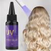 30g V Light Hair Extensions Glue with 30ml V - Light Hair Extensions Remover - Ideal for Secure Bonding & Easy Removal