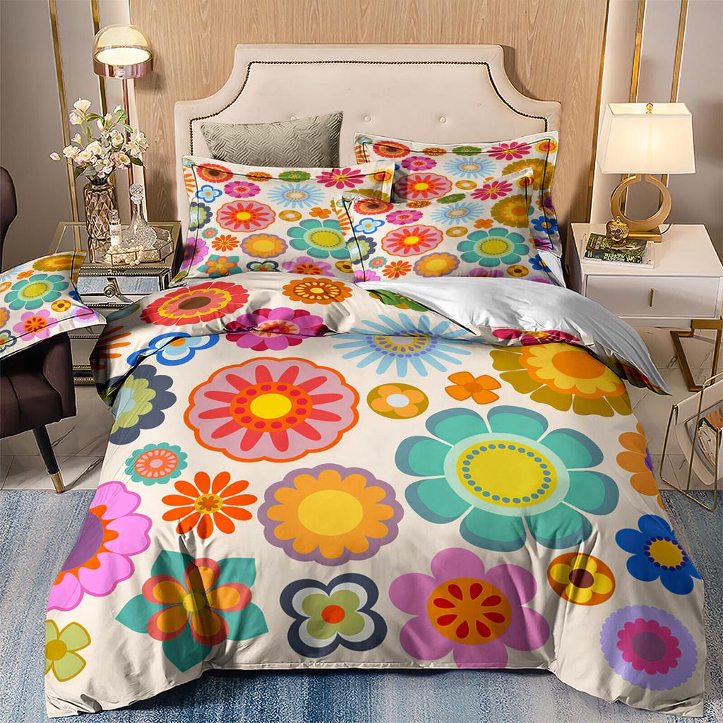 Blumen Schmetterling Quilt Bettdecke Bettbezug Set Queen King Size Bettwäsche Kissenbezüge