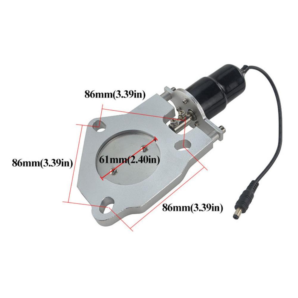 Double Valve Stainless Steel Exhaust Valve 2.5" or 3" Size Cut Out Kit  Muffler Accessory