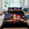 Speed Sports Car Duvet Set Racing Theme Luxury Quilt Set Bedding Set Three-Piece Set