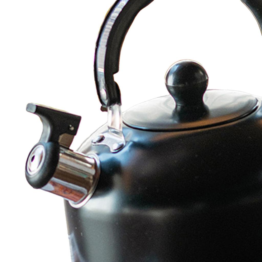 Whistle kettles stainless Steel anti rust beep Black