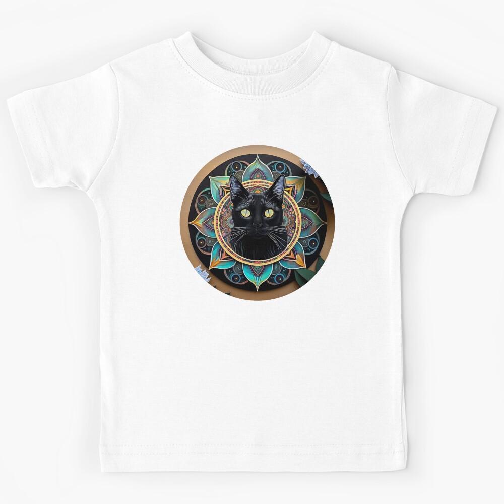 Cat Noir #1144 | Black Cat Kids T-Shirt 100