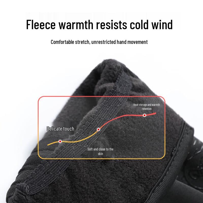 Red Dragonfly Men's Winter Touchscreen Cycling & Ski Gloves