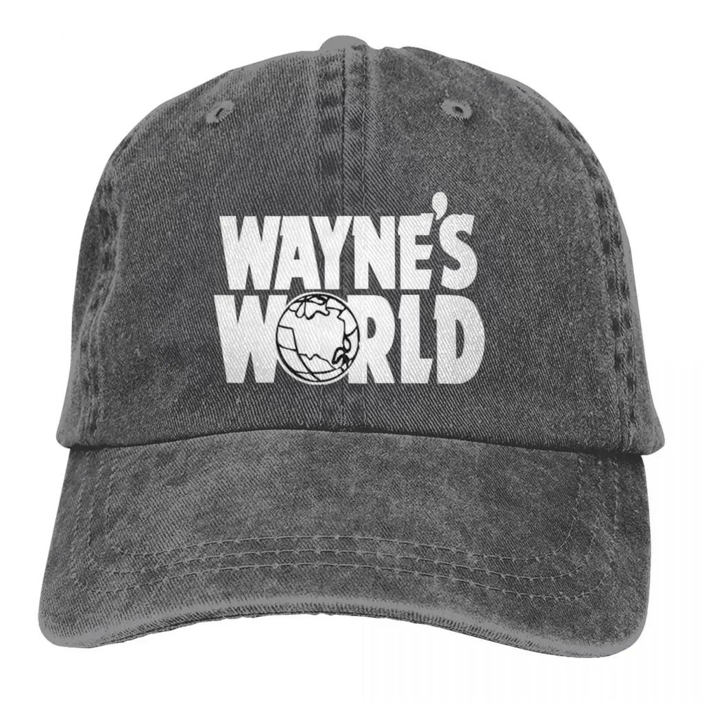 Waynes World Baseballcaps Populær Komedie Kpop Rock Truckerhatt Pustende Unisex Menn Mote Egendefinert Logo Baseballcaps