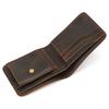 High Quality Coin Purse Travel Wallet Genuine Leather Men Women Card Holder Retro Fashion Man's Short Purse Retro Wallet Male