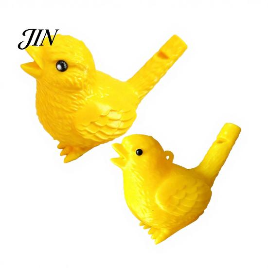Water Activated Whistle 2Pcs Bird 3D Printed Toy with Chamber Realistic Warbling Sound Melodious for Outdoor Play Camping Party Favors Fun Novelty