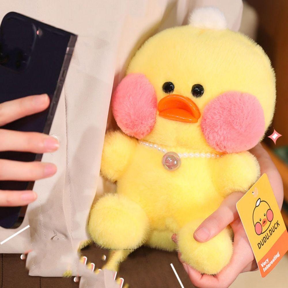Cute Yellow Duck Plush Doll Pato Plush Animal Duck Doll Lalafanfan Duck Plush Toy  Boys Girls