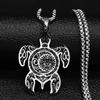 New Style Black Oil Turtle Men's Fashion Temperament Set Decoration Pendant Necklace