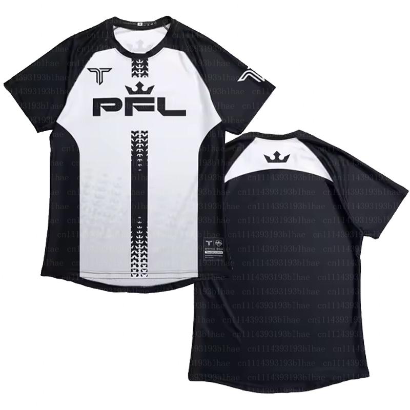 PFL Walk Boxing Custom Sportwear Jersey Men Summer Sparring MMA Training Uniform Clothing Outdoor Short Sleeve Supporter T-Shirt