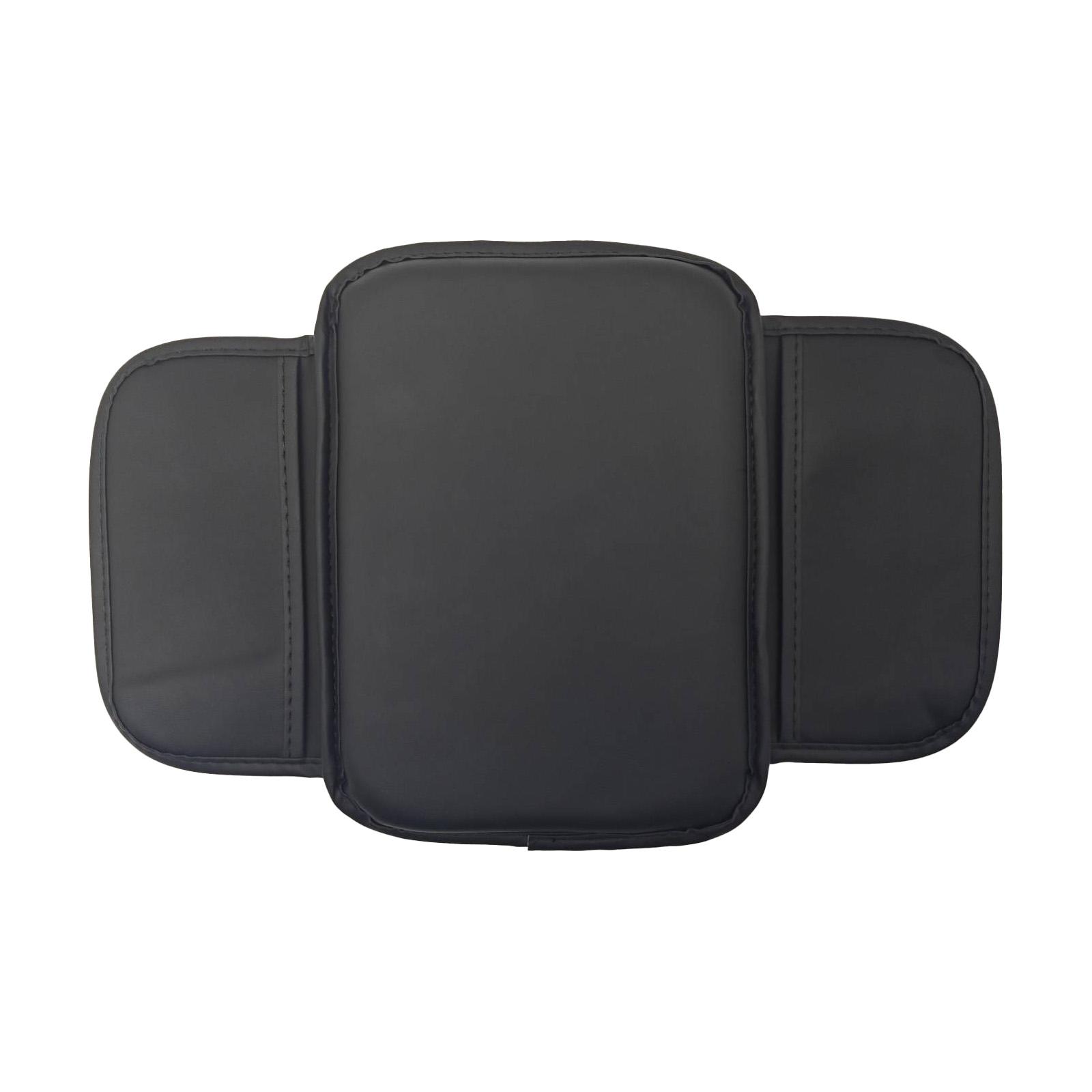 

Center Console Cover with Storage Bag Leather Comfort Armrest Cover for Car Decorations Armrest Cushion Auto Arm Rest Cover Pad чёрный