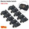 10Pcs 16A Electric Kettle Switch 2-Pin XE-3 JB-01E New Thermostat Temperature Control  Kitchen Part