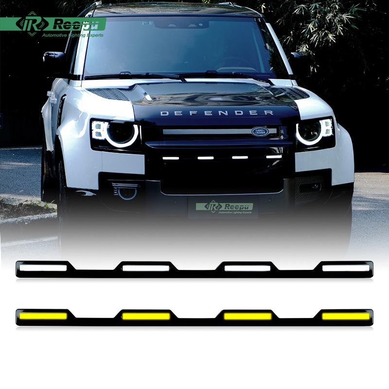 LED Hidden Spotlights for 2020-2025 Land Rover Defender Grille
