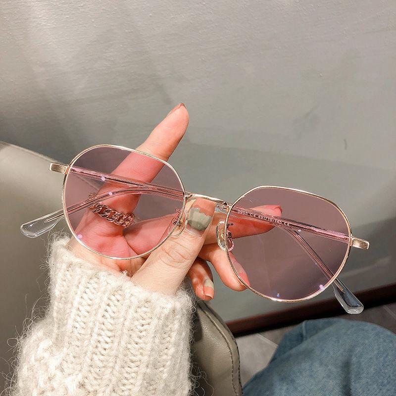 Farbwechselnde Blaulichtfilter-Myopiebrille für Damen - Trendiger koreanischer Stil, verbessert die Gesichtsform, No-Makeup-Look.