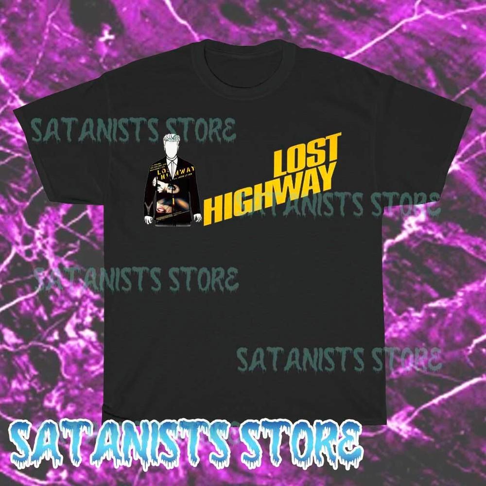 New Lost Highway David Lynch Mystery Man Men's Black T-shirt Funny Size S to 5XL