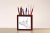 Bull Terrier, Bully – Pen holder with a dog, desk organizer with a print | Art-Dog