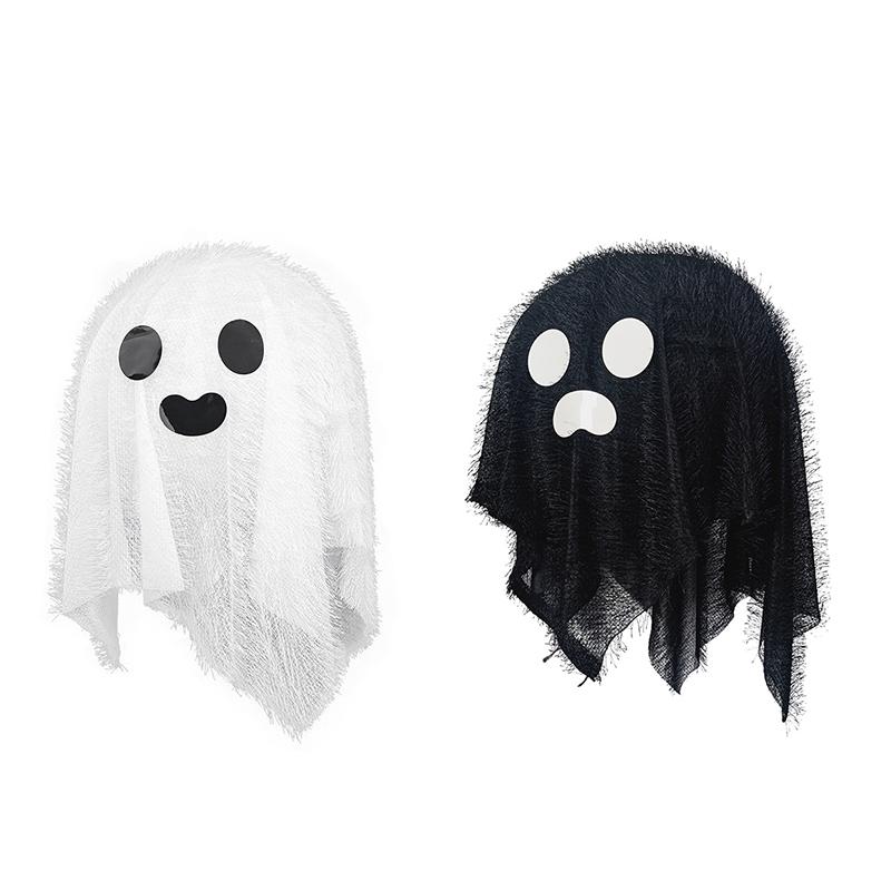 1PC Easy Halloween Craft Supplies Halloween Ghost Lantern Handmade Spooky Lantern Decor Eco-Friendly Halloween Crafts 30cm