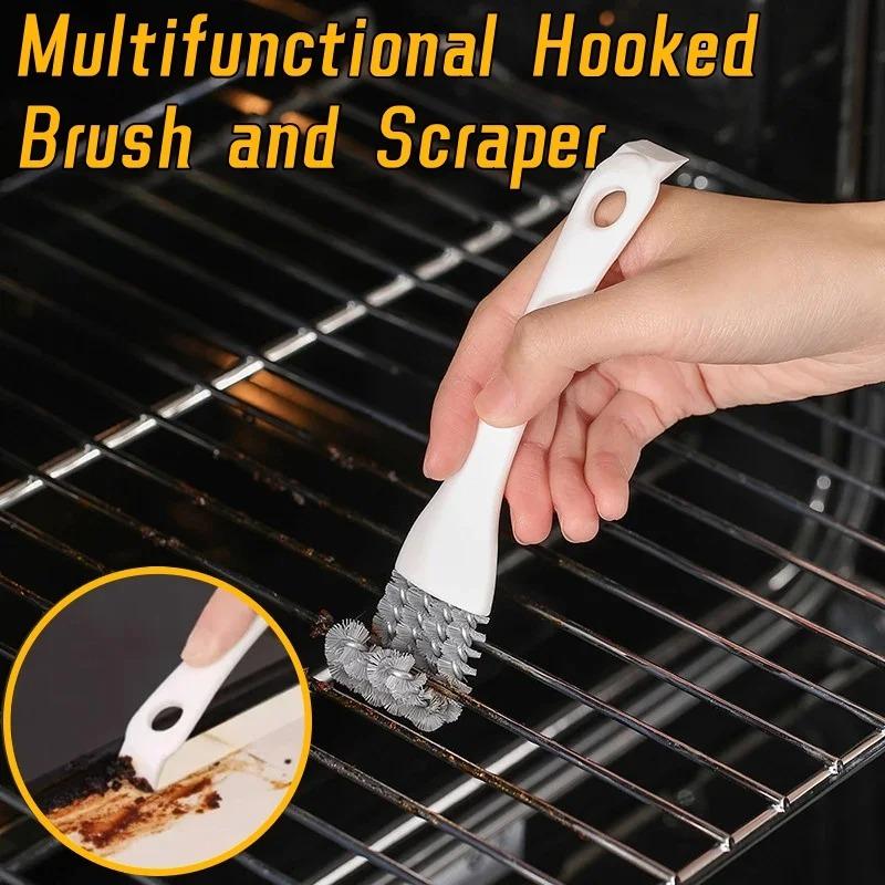 1/2/4Pcs Versatile Kitchen Cleaning Brush Perfect for BBQ Oven More Tough On Grease Safe On Surfaces Ideal for Home School Use
