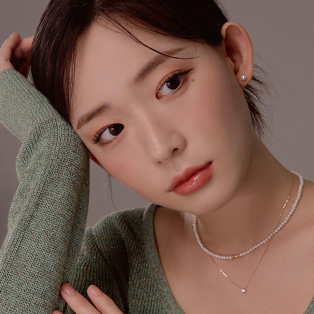 14K Parte Natural Freshwater Pearl Choker Necklace W