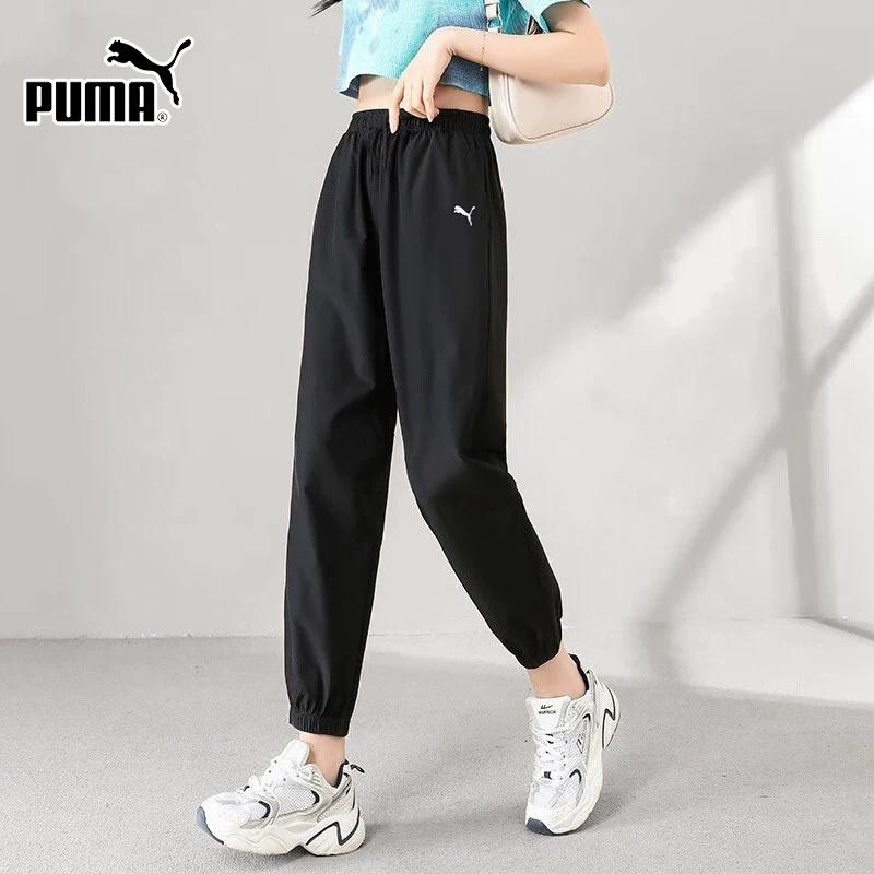 Inste | Puma Official Women s Ice Silk Long Pants Sports Trousers Summer Woven Breathable Thin Women s Casual Pants L