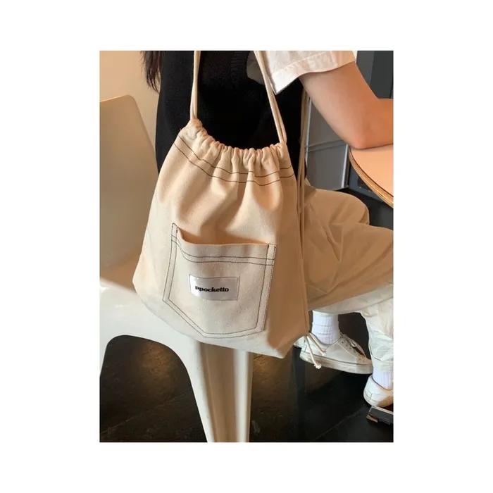 Pocketto Ivory String Bag