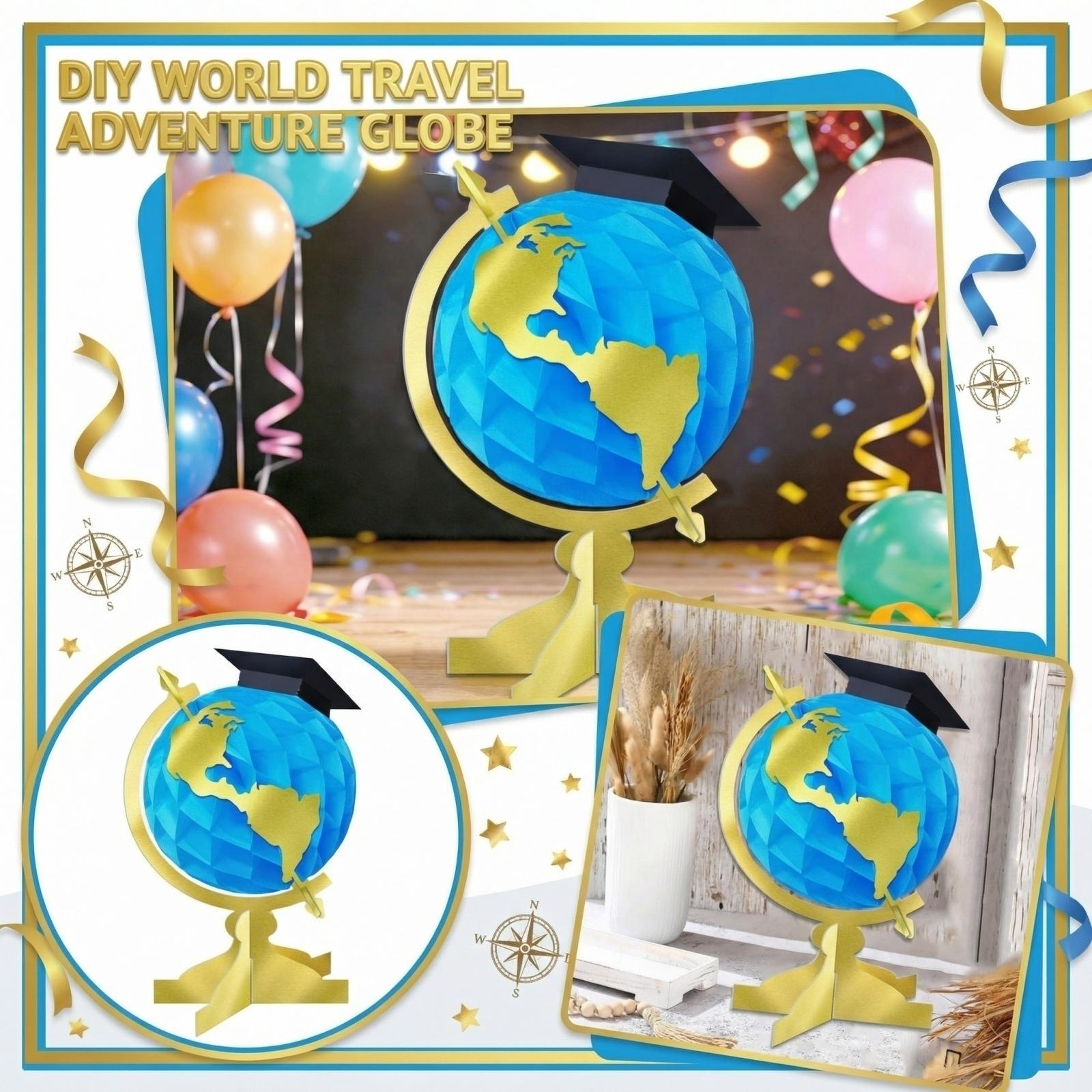 Travel Honeycomb Ornament One Size