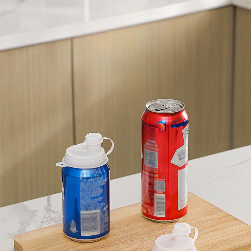 3-Piece Leak Proof Dustproof Can Lids for Soda, Beer - Easy Open Beverage Saver for Kitchen and Restaurant Use