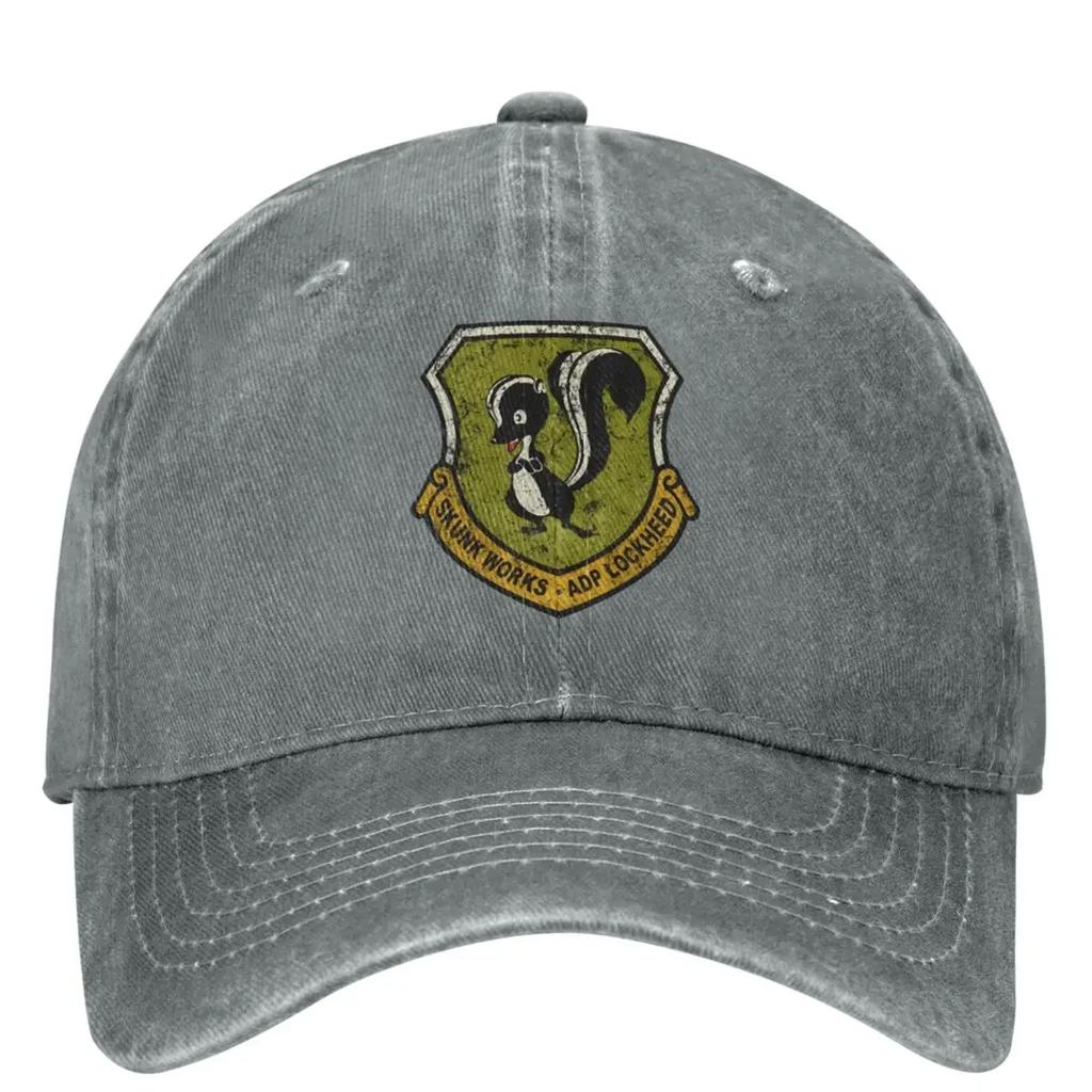 Lockheed Martin Basebollkeps Skunk Works Herr Dam Solskydd Trucker Pappahatt Sommar Avslappnad Kpop Rock Basebollkepsar