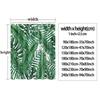 Tropical Birds Shower Curtain For Bathroom Parrot Toucan Green Leaves Plants Summer Polyester Fabric Bath Curtains Decor Hooks