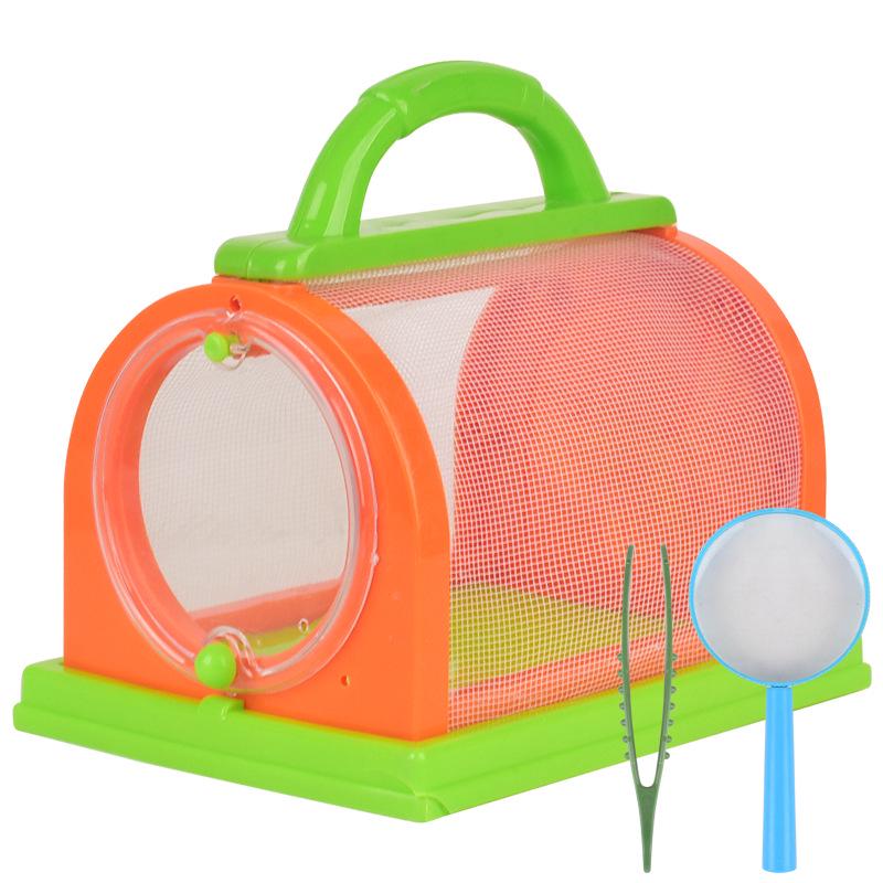 

Детский портативный набор для наблюдения за насекомыми и лупа для исследования на открытом воздухе