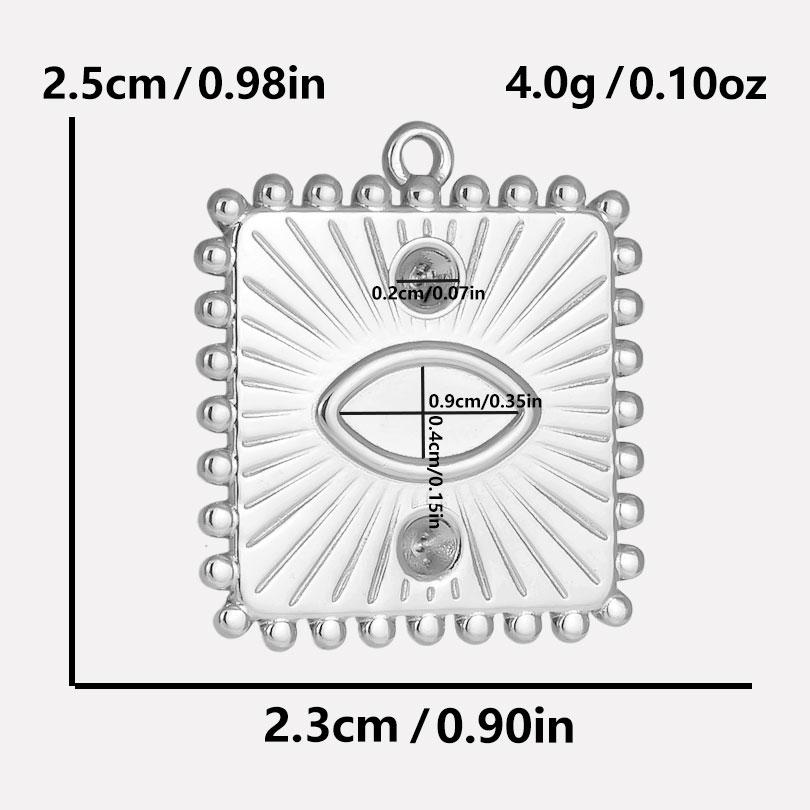Personality DIY Blank Settings Base Stainless Steel Sun Heart Cabochons Pendants For Jewelry Making Supplies Tray Charm Pendant