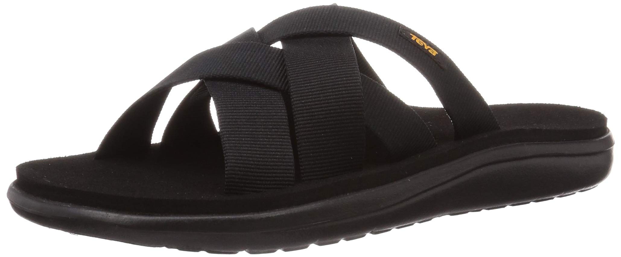Voya Slide Sandals for Size 27 cm [Teva] Men, Black,