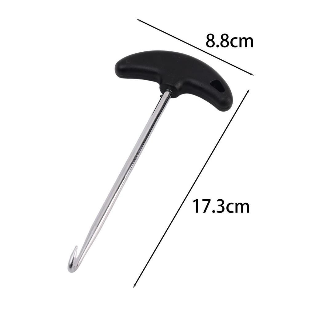 Motorcycle Exhaust Pipe Spring Hook Puller Tool T Handle Stainless Steel for Motocross Dirt Bike ATV Scooter Muffler Repair Kit