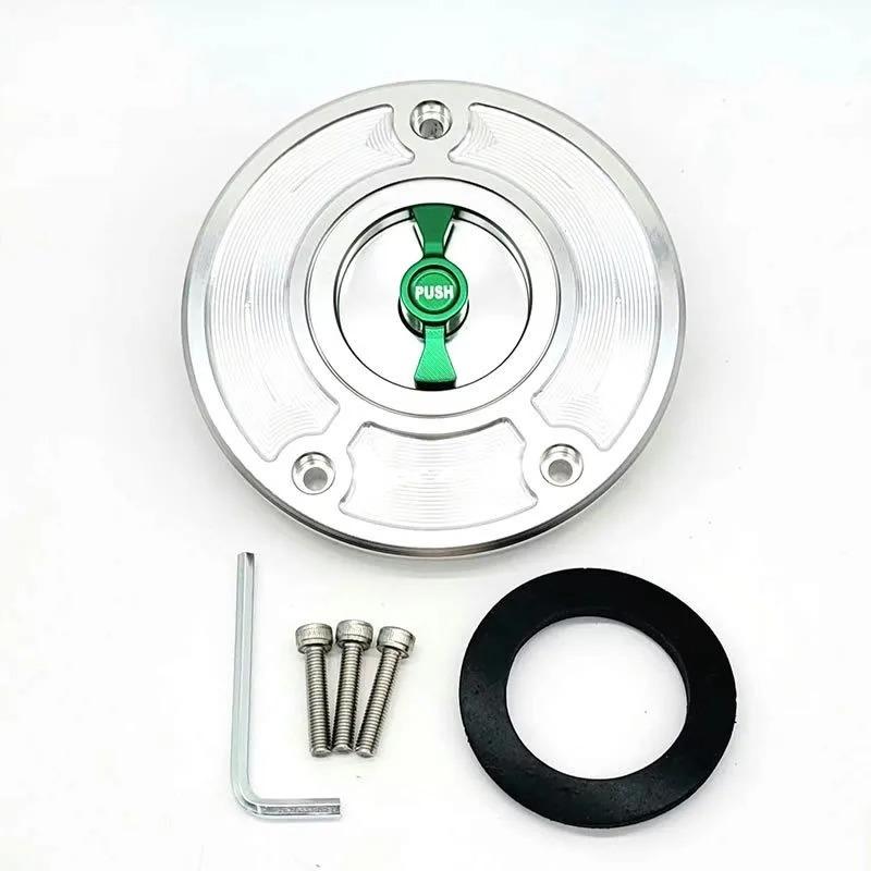 For Kawasaki Ninja ZX6R ZX-6R ZX 636 2007-2018 Keyless Quick Release Motorcycle Tank Fuel Caps Gas Cover Case