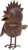 Murataya Sangyo Metal Punk Bird Figurine, Small, Approx. 12 X 7 X 15 Cm, Bronze, 4731