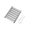 Stainless Steel Sausage Roller Rack with Comfort Handle Hot Dog Roller Grill Rack Portable Sausage Grills Holder