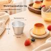 Home Kitchen Baking Mold 1/2Pcs Aluminum Alloy Easy Demold Reusable for Egg Tarts Mochi Desserts