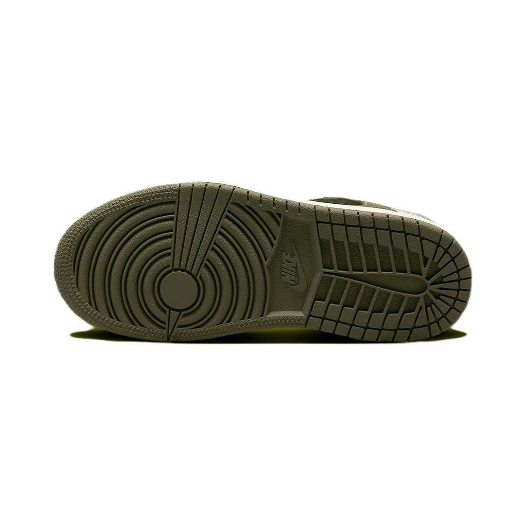 Dětské tenisky Travis Scott x Air Jordan 1 Retro Low OG SP PS Olive White Sail University-Red DZ5909-106