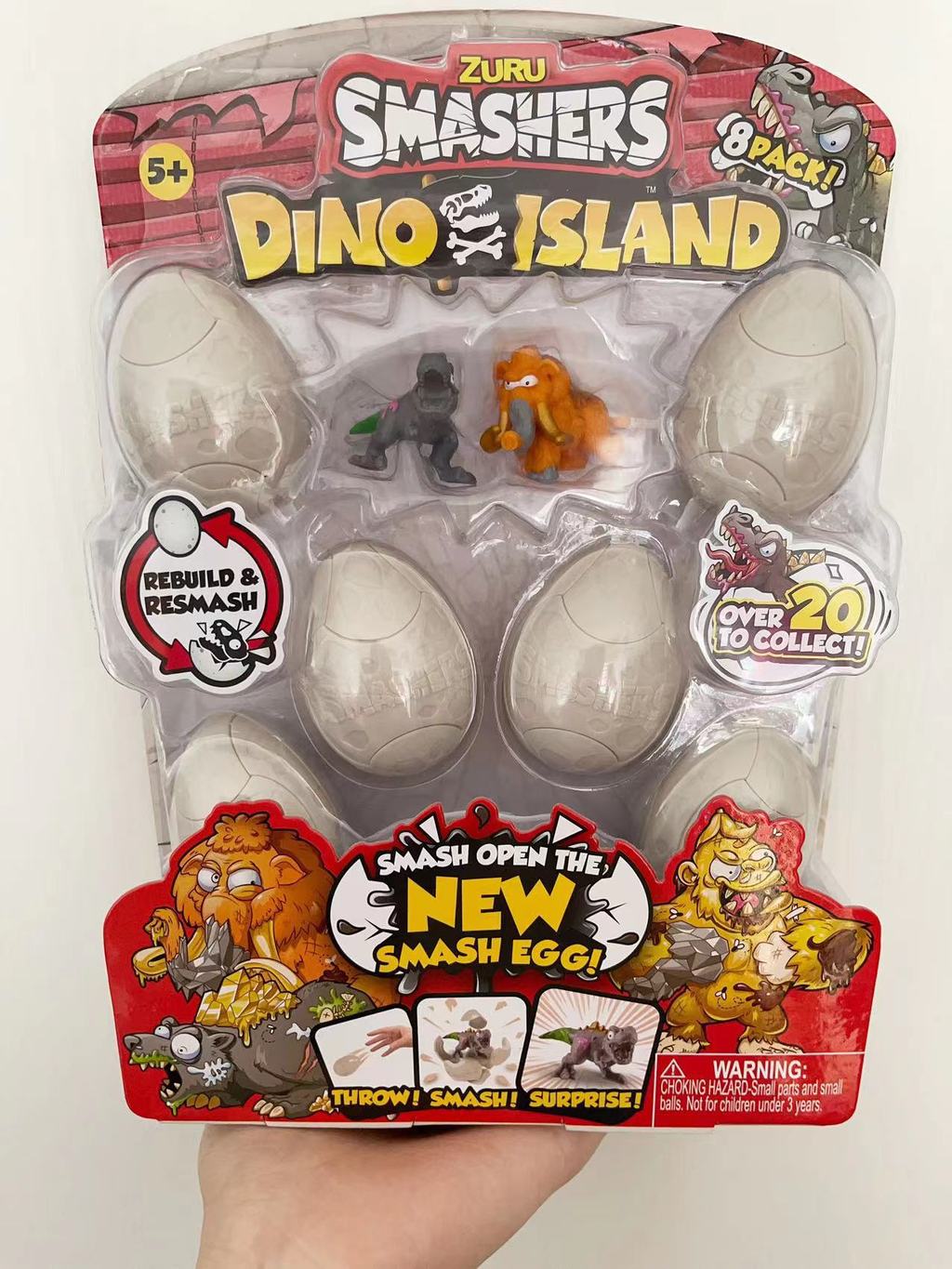 Набор игрушек-яиц Rainbocorns Dino Island для детей с пластиковой конструкцией Second Dino Island