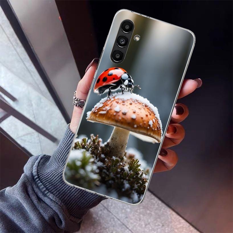 Insect Seven-Star Ladybug Phone Case For Samsung Galaxy A17 A16 A15 A14 A13 A57 A56 A55 A54 A53 A37 A36 A35 A34 A33 A26 A25 A24