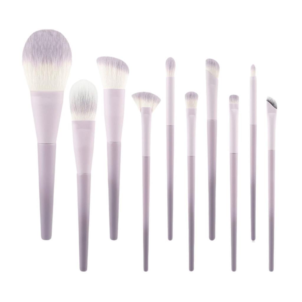 New 10 Xingdai Purple Makeup Brush Set Cangzhou Soft Hair Full Set Loose Powder Brush Eyeshadow Brush Beauty Tools