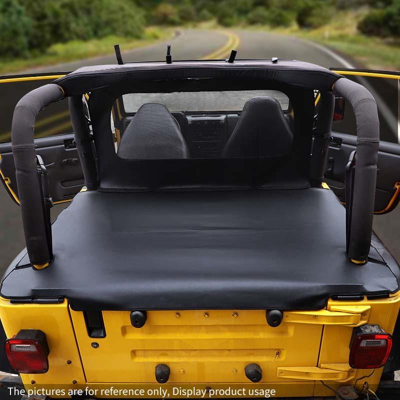 Car Trunk Leather Isolation Anti-sunburn Cover For Jeep Wrangler TJ 1997-2006 Exterior Accessories, UV Protection